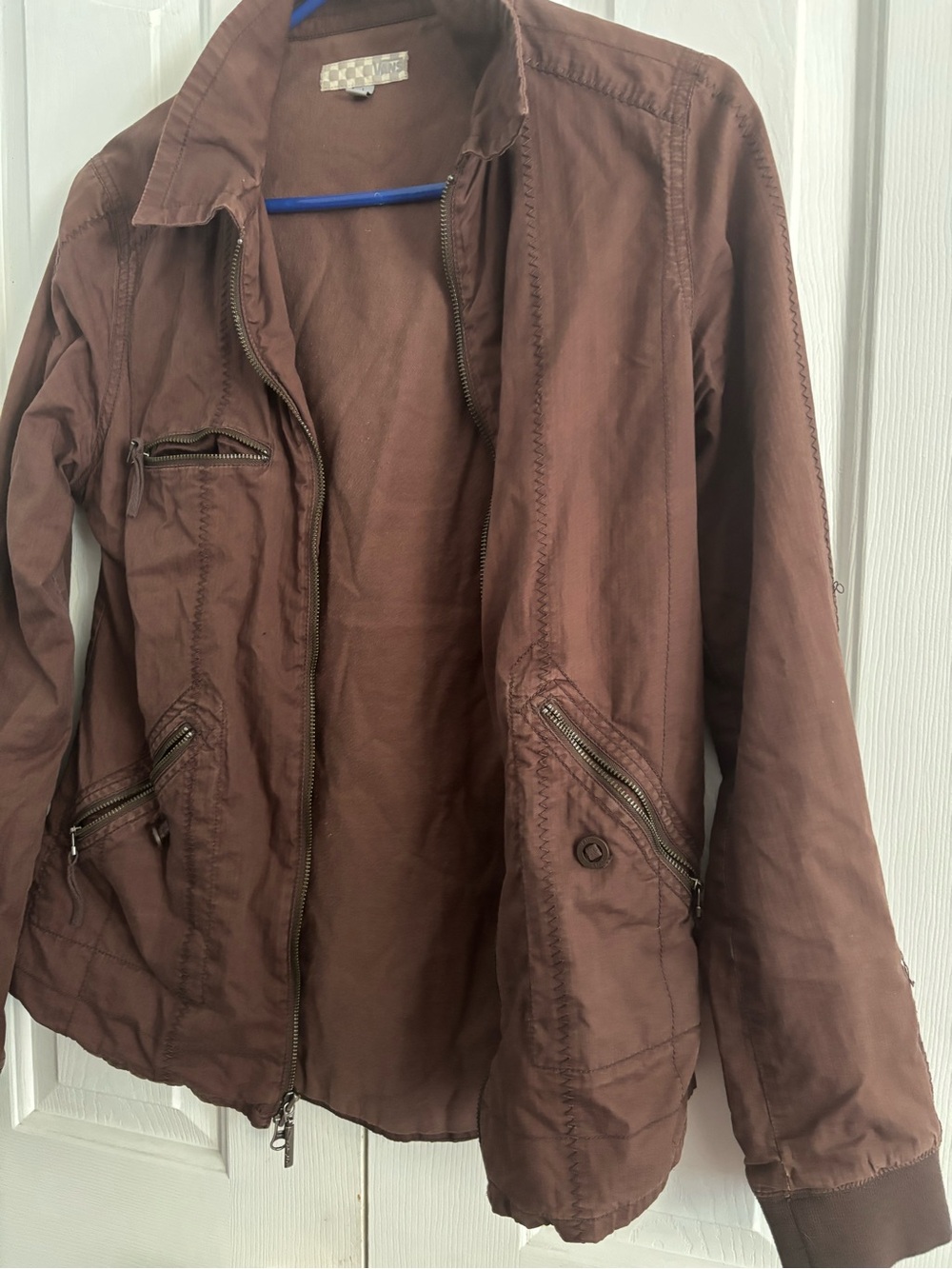 Vans Brown Bomber-Style Women's Jacket